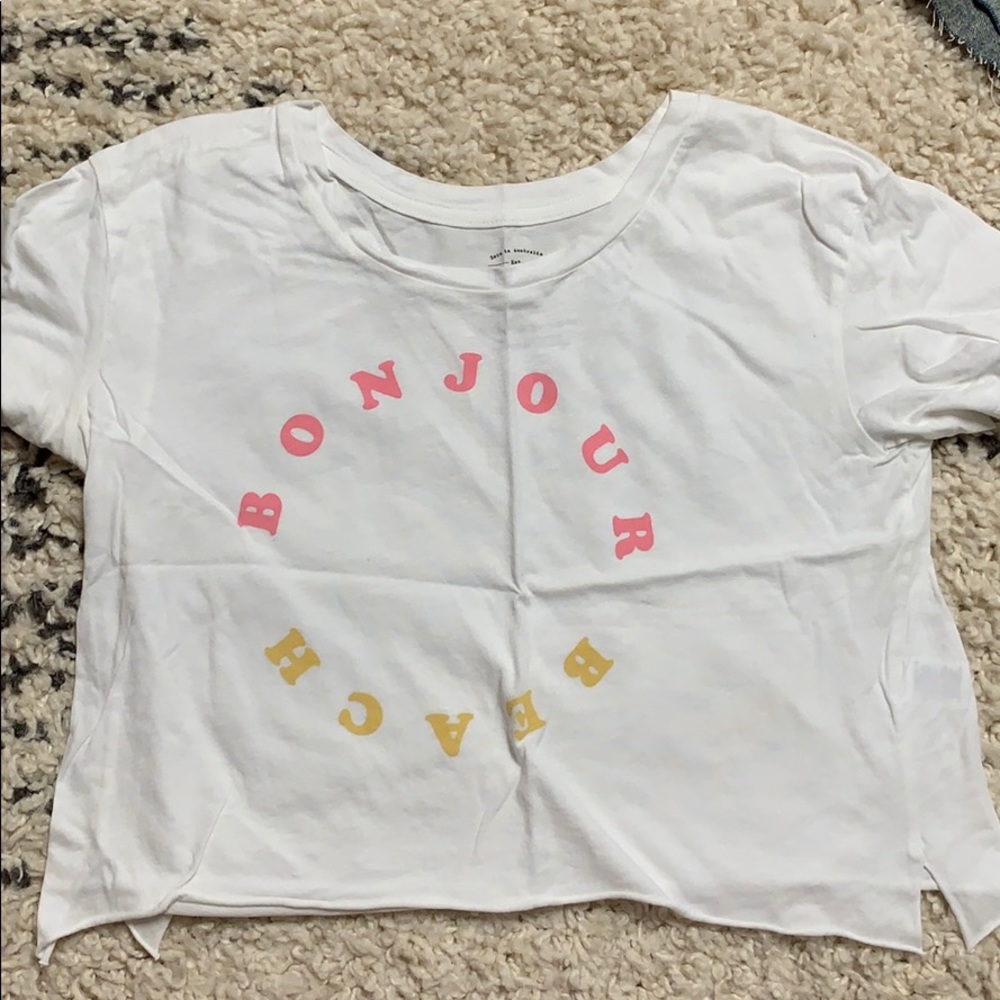 Billabong cropped graphic tee